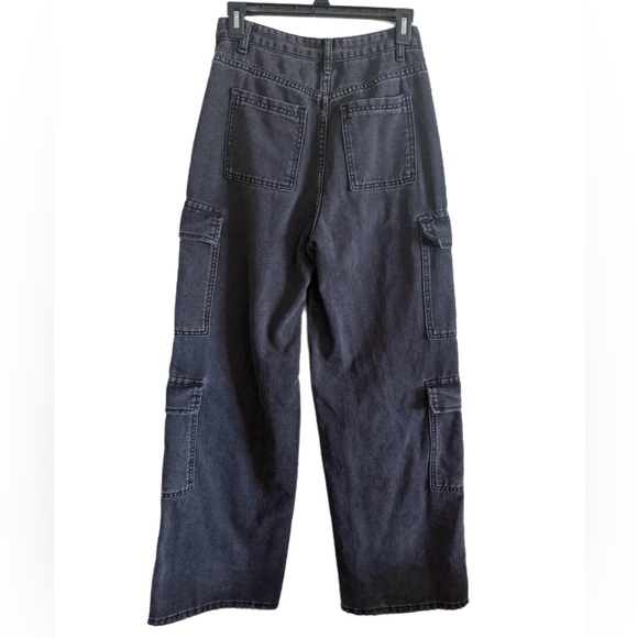 Dark Grey Women’s Cargo Jeans / Pants - Picture 3 of 11